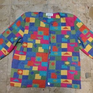 TUTTLE BOHO COLORS WOMENS SWEATER CARDIGAN